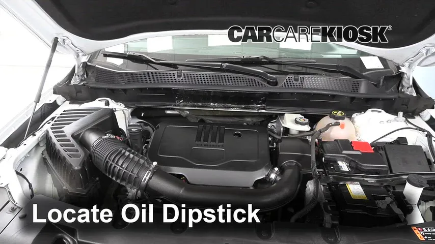 2022 Chevrolet Blazer LT 2.0L 4 Cyl. Turbo Huile Vérifier le niveau de l'huile